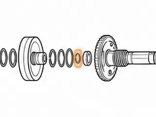 Snap Ring, 400/4L80E Holds Rear Ring Gear to Main Shaft 1964-Up — Part # 34889