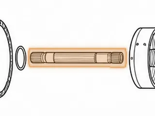 Input Shaft, 400 1964-Up — Part # 34670