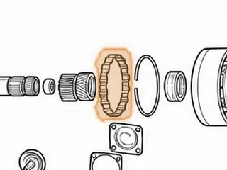 Sprag, 400 Low Clutch Roller (Rear) — Part # 34654