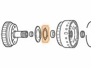 Washer, A604 Overdrive Hub To 2-4 Hub (4 Tab) (1.263”ID) — Part # 92214