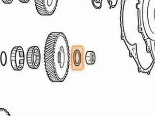 Washer, A604 Driven Transfer Gear (Under Nut) — Part # 92208