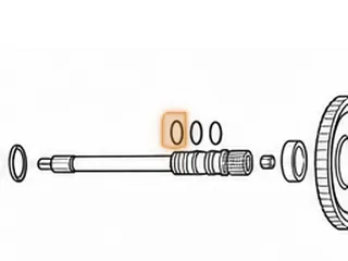 Ring, 42RLE Input Shaft (1.443”OD) (Teflon) 2003-Up — Part # 92177T
