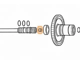 Bushing, A604 Input Shaft (Rear) (.595”OD) 1989-01 — Part # 92047