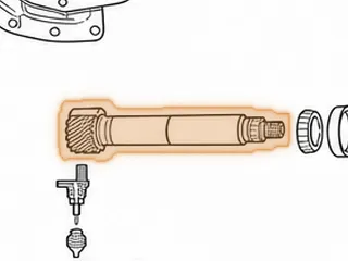 Pinion, A604 Transfer Shaft (16 Teeth)(No Groove)(2.410”OD) — Part # 92730B