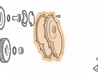 Rear Cover, A604 Transfer Gear (2 Dimples) L1991-Up — Part # 92759A