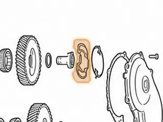 Retainer, 62TE Drive Transfer Gear Nut 2007-Up (Keeps Nuts From Backing Off)(This Goes With 92727B) — Part # 92727A