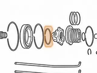 Snap Ring, A500 Holds Bearing #271 On Output Shaft — Part # 12891