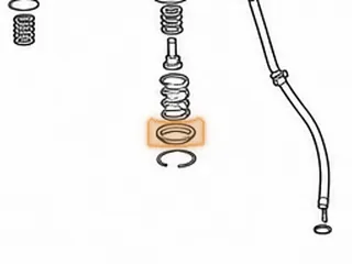 Retainer, A904/A500 Rear Servo Spring 1960-65 (2.393”OD) — Part # 12914