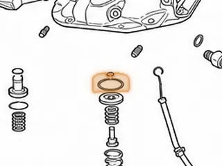 Lip Seal, A904 Reverse Servo Piston Seal (Colt, Arrow) — Part # 12363D