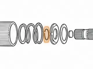 Snap Ring, A500 Overdrive Sun Gear (Flat) — Part # 12867