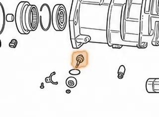 Gear, A727/A518/A618/48RE Driven Speed-O (38 Teeth) With 1 1/2” Long Steel Shaft — Part # 12848QA