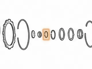 Snap Ring, A904/A500 Holds Front Planet To Output Shaft (.062”) — Part # 12894A