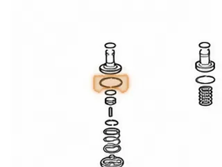 Ring, A904 Kickdown Servo Piston & Cover (Large 2.375”OD) (Metal) 1971-Up — Part # 12195