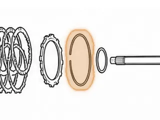 Snap Ring, A904/A500 Rear Clutch (.076”) (Top, Flat) — Part # 12878AA