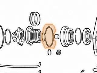 Snap Ring, A500 Oil Distributor Rear — Part # 12892