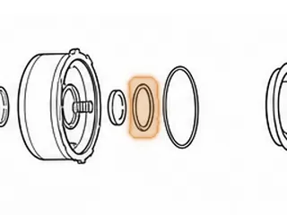 Lip Seal, A904/A500 Direct Clutch Piston (Inner) 1972-Up (Short Lip) — Part # 12336