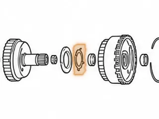 Washer, 42RLE Overdrive Hub To 2-4 Hub (4 Tab) (1.335”ID) 2003-Up — Part # 82214A