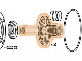 Stator, A606 (Pump Cover) 1993-Up (Fits Body With 25 Teeth Inner Gear) — Part # 62520A