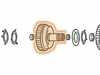 Hub, 42RLE Overdrive & Reverse (Has Round Bottom Grooves Where The Square — Part # 82570A