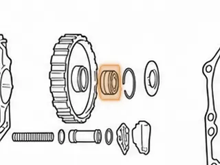 Speed-O Gear, A450-43LE (5 Teeth) (20 Splines To Output Shaft) 1998-Up — Part # 141847B