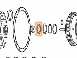 Cup Race, A450-43LE Support To Forward Drum 1998-Up (Also Fits Forward Clutch Hub Front & Rear) — Part # 141225A