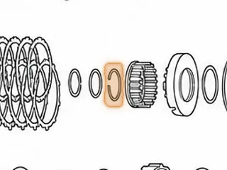 Snap Ring, A450-43LE Direct Clutch Piston Retainer (.039”) (2.315”OD) (Use 141877A) 1998-Up — Part # 141879B