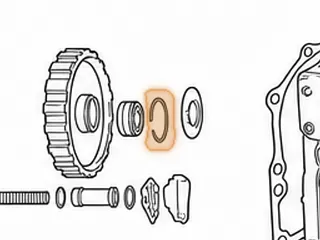 Snap Ring, A450-43LE Bearing To Extension Housing (3.075”) (.063”) 1998-Up — Part # 141894B