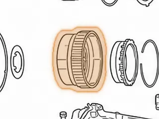 Planet, A450-43LE Forward (Straight Cut Gears) (28 Holes In Sprag Race) 1998-Up — Part # 141582E