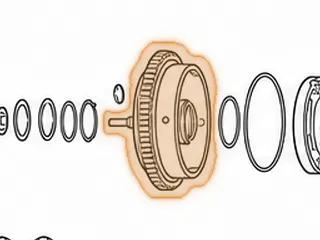 Drum, A450-43LE Forward Clutch (58 Teeth PTO Gear) (.950” Diameter Splines) 1998-Up — Part # 141554E
