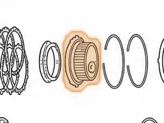 Pressure Plate & Hub, A450-43LE Forward Clutch (Top) (10 Teeth) (42 Clutch Splines) 1998-Up — Part # 141575A