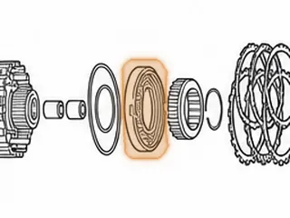 Piston, A450-43LE Overdrive Direct Clutch (24 Springs) (2.550”ID) 1998-Up — Part # 141961B