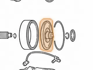Hub, A450-43LE Rear (21 Spline) (82 Straight Teeth On OD) 1998-Up — Part # 141604B
