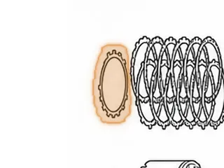 Wavy Steel, A450-43LE Forward Clutch (Bottom) (.078”) (10 Teeth) 1998-Up — Part # 141148A