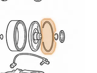 Snap Ring, A450-43LE Rear Hub To Ring Gear (5 1/8”OD) (.057”) 1998-Up — Part # 141889A
