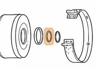 Bearing W/Race, 4F27E Overdrive Drum To Rear Cover (.100” Thick) (1.566”OD) (1.069”ID) 1999-Up — Part # 138260A