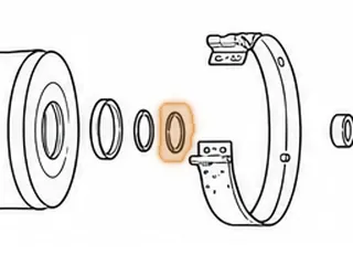 Race, 4F27E Overdrive Drum To Rear Cover (1 Tab) (.075” Thick) 1.575”OD (1.213”ID) 1999-Up — Part # 138261AD