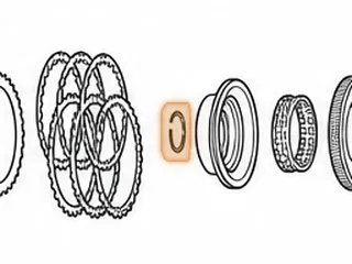 Snap Ring, 4F27E/FNR5 Overdrive Clutch Retainer In (.047” Thick) (1.482”OD) 1999-Up — Part # 138862A