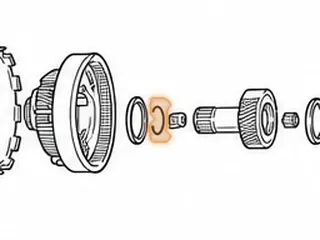 Snap Ring, 4F27E/FNR5 Holds Front Sun Gear To Planet (.055” Wire Thickness) 1999-Up — Part # 138884A
