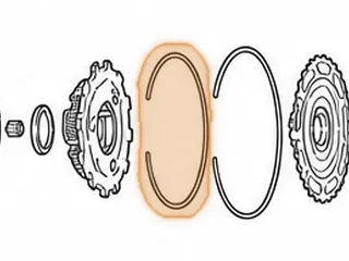 Snap Ring, 4F27E/FNR5 Holds Rear Planet To Front Ring Gear (.041” Thick) (5.240”OD) 1999-Up — Part # 138889A