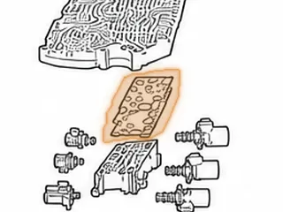 Gasket, 4F27E Solenoid Control Body To Plate (Lower) 1999-Up — Part # 138322-1A