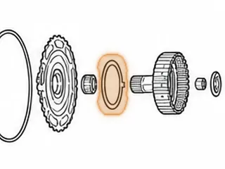 Bearing W/Races, 4F27E/FNR5 Rear Sungear To Hub (.117” Thick) (3.072”OD) (With 4 Flat Tabs) 1999-Up — Part # 138217B