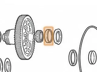 Cup Race, 4F27E Differential To Case (2.560”OD)(.610” Wide) (Cast #NP552557 Timken) 1999-Up… — Part # 138288A