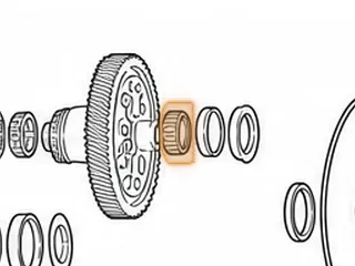 Cone Bearing, 4F27E Differential To Case (23 Rollers) (Cast #NP320786) Also Fits 4F27E Differential To Bell Housing… — Part # 138289A