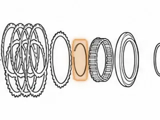 Snap Ring, AXOD/AXODE/AX4S/AX4N Retainer To Forward Drum 1986-Up — Part # 86877