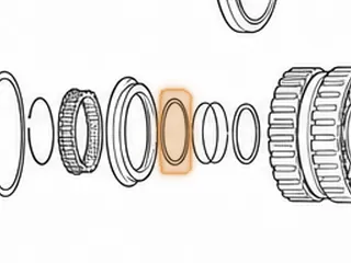 D-Ring, AXODE/AX4S/AX4N Direct & Interm. Clutch (Inner) (AXODE With SHO) 1993-Up — Part # 86332E