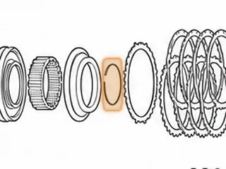 Snap Ring, AXOD/AXODE/AX4S/AX4N Holds Intermediate Retainer In 1986-Up — Part # 86874