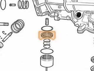 Piston, AXOD/AXODE/AX4S Neutral-Drive Accumulator (1.932”OD)(.435”OD Pin) 1986-Up — Part # 86952