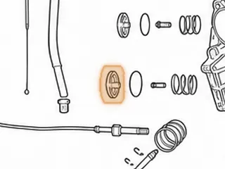 Piston & Sleeve Kit, AXOD/AXODE/AX4S (Contains: Pistons, Sleeves & O-Rings For 3-4 Accumulator) 1986-Up (Sonnax) — Part # S86937K