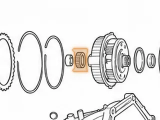Caged Needle Bearing, AXODE/AX4S/AX4N Front Planet Shaft (Outer) 1993-Up — Part # 86237