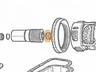 Bushing, AXOD/AXODE/AX4S/AX4N Final Drive Sun Gear 1986-Up — Part # 86056